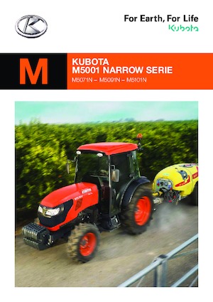 Tractoren met vierwielaandrijving Kubota M5101N