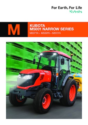 Tractoren met vierwielaandrijving Kubota M5101N