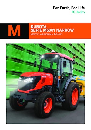 Tractoren met vierwielaandrijving Kubota M5101N