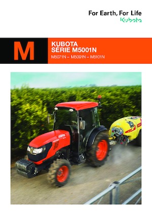 Tractoren met vierwielaandrijving Kubota M5101N