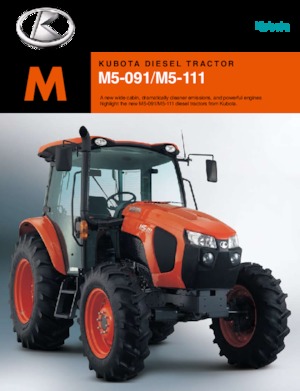Tractoren met vierwielaandrijving Kubota M5111