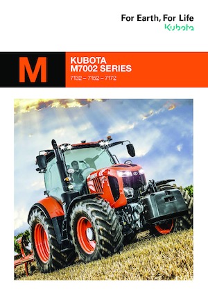 Tractoren met vierwielaandrijving Kubota M7152