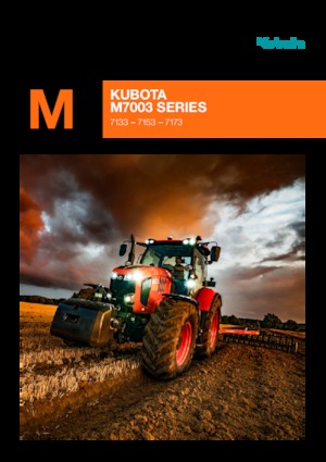 Tractoren met vierwielaandrijving Kubota M7133 