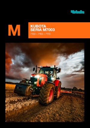Tractoren met vierwielaandrijving Kubota M7133 