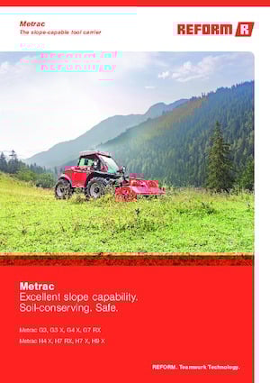 Tractoren met vierwielaandrijving Reform Werke Metrac H 7 RX