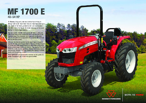 Tractoren met vierwielaandrijving Massey Ferguson MF 1740 E MP