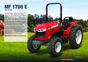 Tractoren met vierwielaandrijving Massey Ferguson MF 1740 E MP