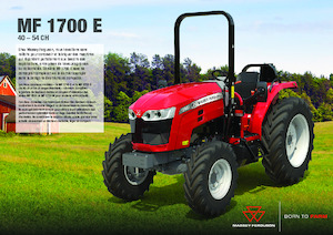 Tractoren met vierwielaandrijving Massey Ferguson MF 1740 E MP