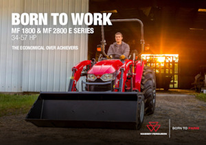 Tractoren met vierwielaandrijving Massey Ferguson MF 1835 E