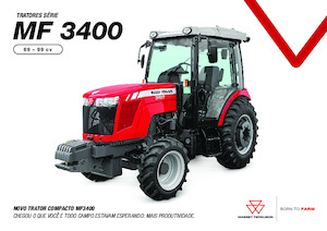 Tractoren met vierwielaandrijving Massey Ferguson MF 3406