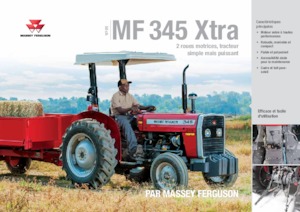 Tractoren met vierwielaandrijving Massey Ferguson MF 345 Xtra
