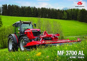 Tractoren met vierwielaandrijving Massey Ferguson MF 3AL.85 
