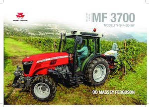 Tractoren met vierwielaandrijving Massey Ferguson MF 3709 GE