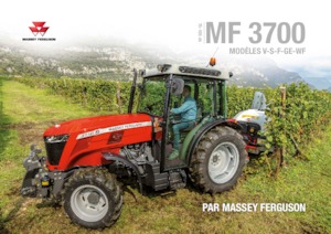 Tractoren met vierwielaandrijving Massey Ferguson MF 3709 F