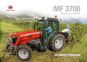 Tractoren met vierwielaandrijving Massey Ferguson MF 3709 F