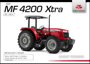 Tractoren met vierwielaandrijving Massey Ferguson MF 4280 Xtra