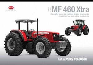 Tractoren met vierwielaandrijving Massey Ferguson MF 460 Xtra