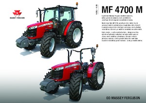 Tractoren met vierwielaandrijving Massey Ferguson MF 4710 M