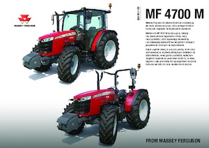 Tractoren met vierwielaandrijving Massey Ferguson MF 4710 M