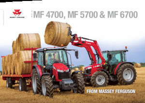Tractoren met vierwielaandrijving Massey Ferguson MF 4707