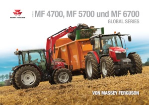 Tractoren met vierwielaandrijving Massey Ferguson MF 6712 MR