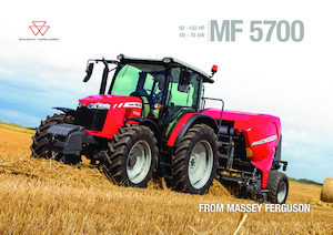 Tractoren met vierwielaandrijving Massey Ferguson MF 5710 D