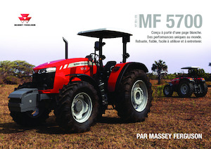 Tractoren met vierwielaandrijving Massey Ferguson MF 5710 D