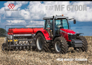 Tractoren met vierwielaandrijving Massey Ferguson MF 6711R