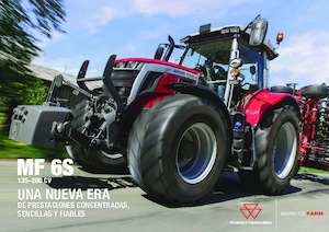 Tractoren met vierwielaandrijving Massey Ferguson MF 6S.135