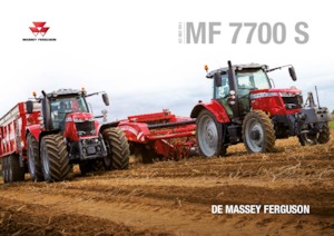 Tractoren met vierwielaandrijving Massey Ferguson MF 7724 S