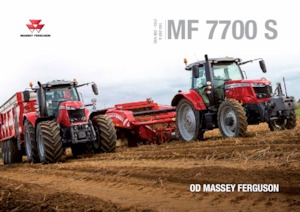 Tractoren met vierwielaandrijving Massey Ferguson MF 7724 S