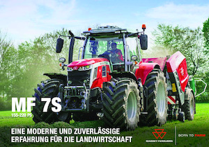 Tractoren met vierwielaandrijving Massey Ferguson MF 7S.165