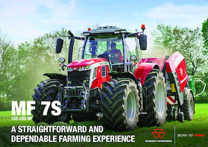 Tractoren met vierwielaandrijving Massey Ferguson MF 7S.165