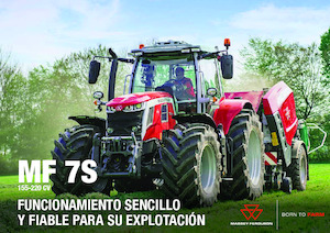 Tractoren met vierwielaandrijving Massey Ferguson MF 7S.165