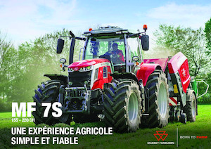 Tractoren met vierwielaandrijving Massey Ferguson MF 7S.165