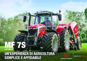 Tractoren met vierwielaandrijving Massey Ferguson MF 7S.165