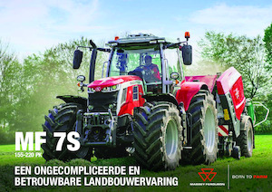 Tractoren met vierwielaandrijving Massey Ferguson MF 7S.165