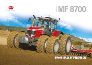 Tractoren met vierwielaandrijving Massey Ferguson MF 8740 S