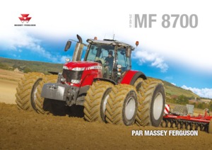 Tractoren met vierwielaandrijving Massey Ferguson MF 8740 S