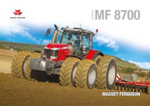 Tractoren met vierwielaandrijving Massey Ferguson MF 8740 S