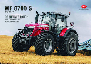 Tractoren met vierwielaandrijving Massey Ferguson MF 8727 S 