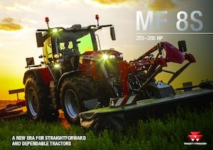 Tractoren met vierwielaandrijving Massey Ferguson MF 8S.265