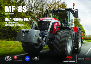 Tractoren met vierwielaandrijving Massey Ferguson MF 8S.305 