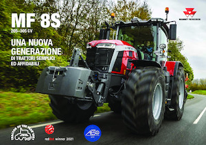 Tractoren met vierwielaandrijving Massey Ferguson MF 8S.305 