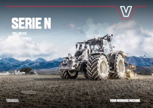 Tractoren met vierwielaandrijving Valtra N134A