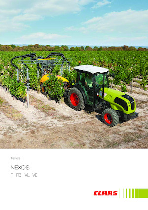 Tractoren met vierwielaandrijving Claas Nexos 230 FB