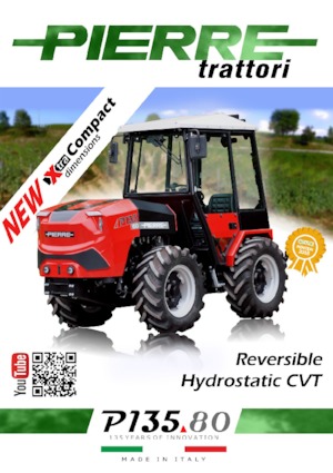 Tractoren met vierwielaandrijving Pierre P 135.80