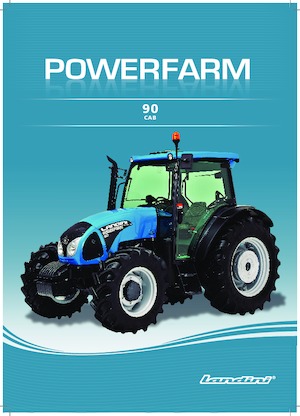 Tractoren met vierwielaandrijving Landini Powerfarm 90