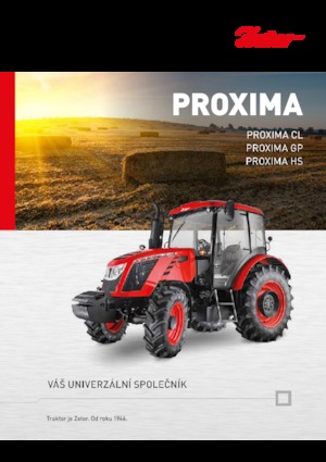 Tractoren met vierwielaandrijving Zetor Proxima HS 90