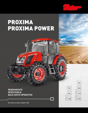 Tractoren met vierwielaandrijving Zetor Proxima HS 120